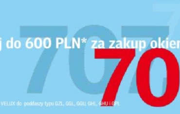 Promocja cenowa firmy Velux