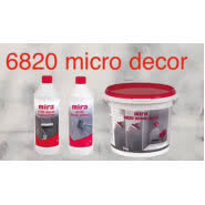 Dekoracyjna masa szpachlowa do ścian mira 6820 micro decor