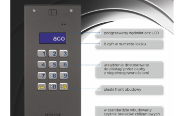 ACO prezentuje nową centralę domofonową CDNP7ACC