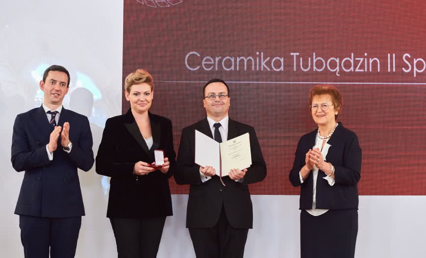 Odznaka "Za Zasługi dla Wynalazczości" dla Grupy Tubądzin