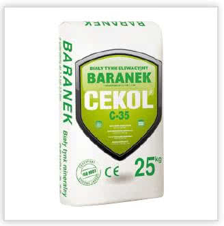 Tynk elewacyjny Cekol C-35 \"Baranek\"