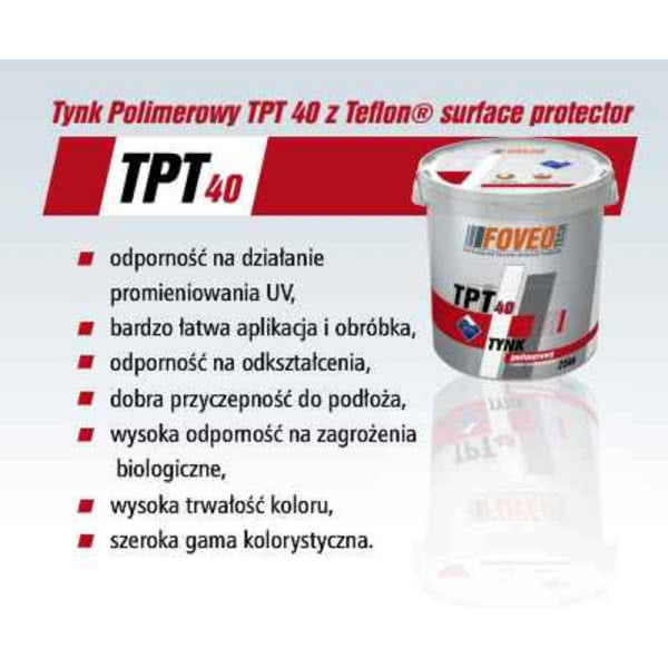 Tynk Polimerowy TPT 40 z Teflon® surface protector