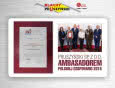 Tytuł Ambasadora Polskiej Gospodarki 2018 dla Pruszyński sp. z o.o.