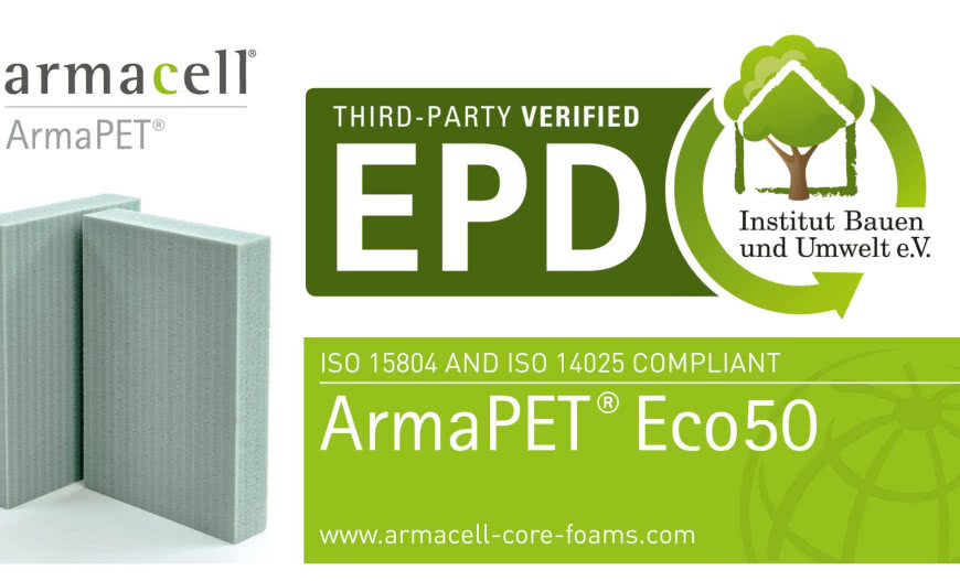 Pianka izolacyjna ArmaPET® Eco50 z pierwszą w historii Deklaracją EPD