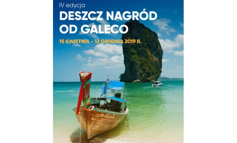 Konkurs Deszcz Nagród 2019 Galeco dla partnerów biznesowych