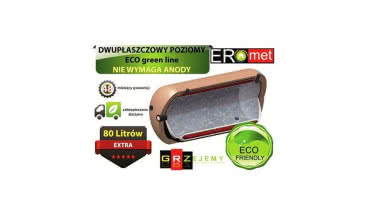 Ermet poleca dwupłaszczowy wymiennik C.O. 80l