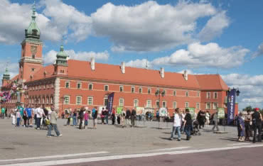 Warszawskie Stare Miasto w kolorach Śnieżki